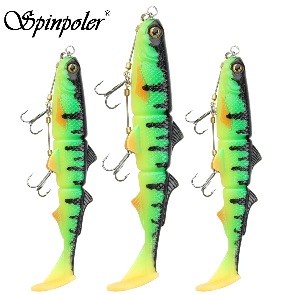 Fishing Hook Size - スピンポーラー パイク スティンガー リグ フック システム、3Dスイムベイト