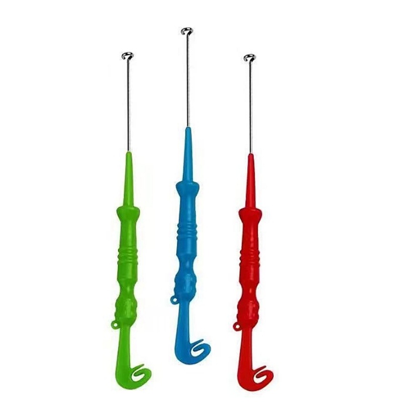 Fishing Hook Remover - ユニバーサルフライネイル結束ツール、セキュリティエクストラクター、フックリムーバー、クイックノットループ、タイヤーツール