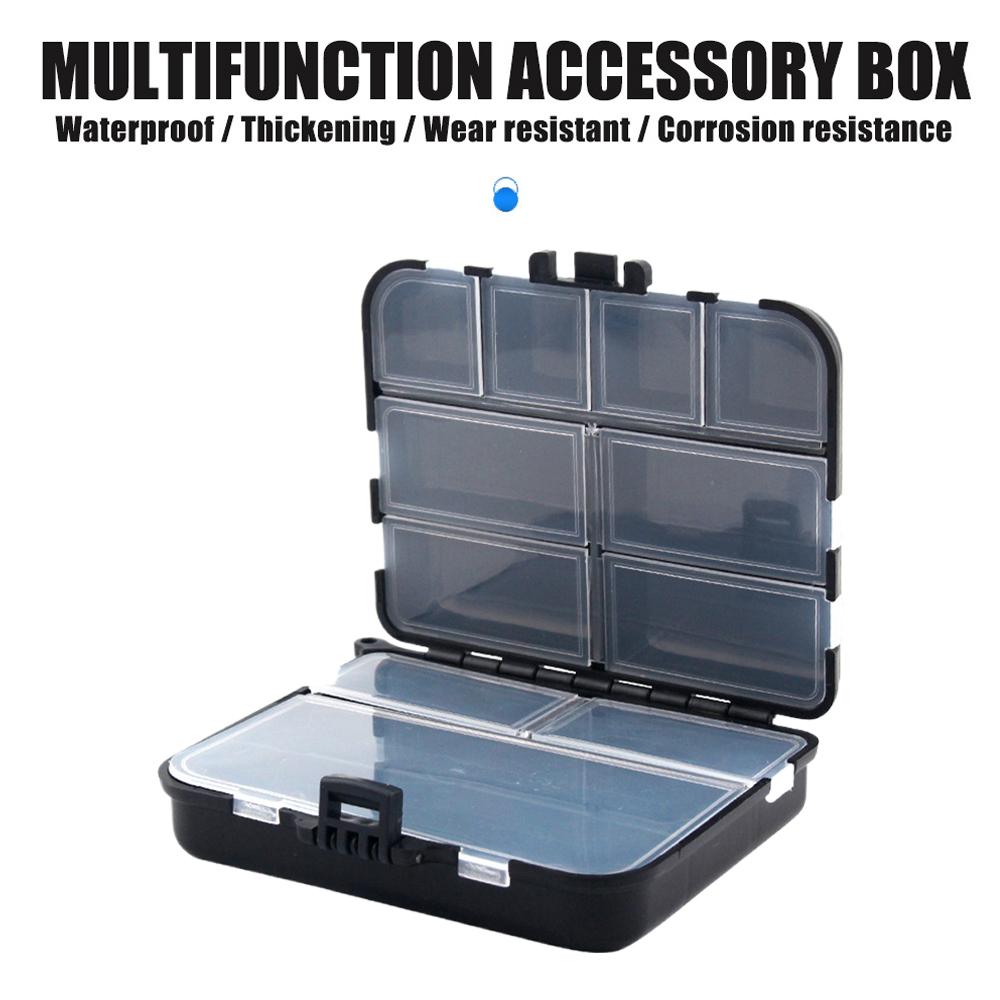 Fishing Hook Box - ルアー収納ボックス 釣具餌収納ボックス、ポータブル両面ルアーフックオーガナイザー、ミニユーティリティルアー釣りボックス