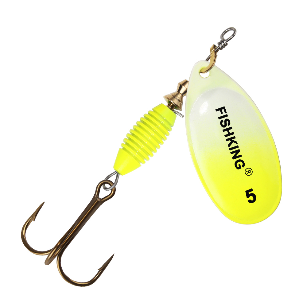 Fishing Hook Treble - メタルルアー4グラム4.8グラム7グラム10グラム14グラムスピナー餌高品質ハード餌スピナーズ17gトレブルフック釣具パイク
