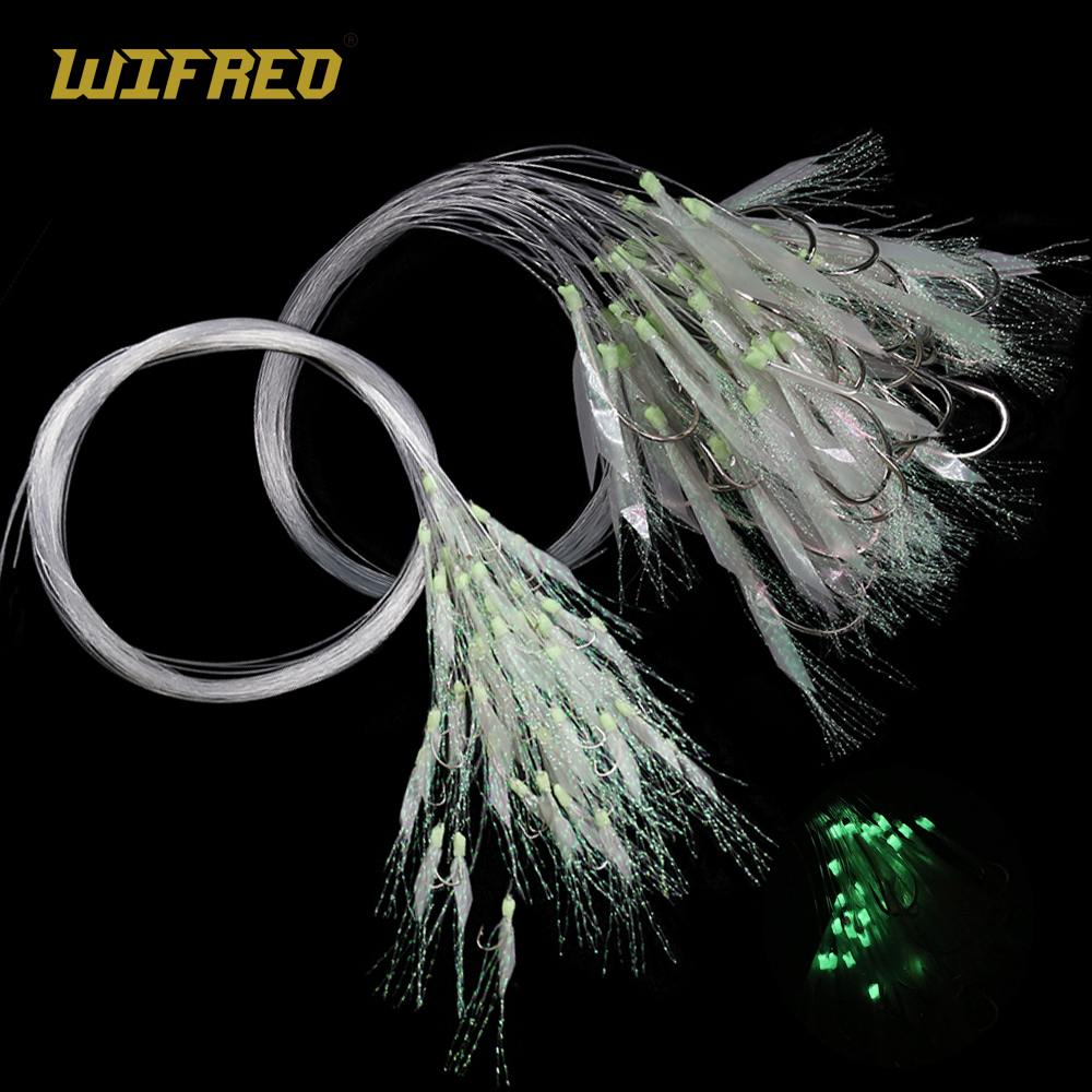 Fishing Hook Circle - Wisfreo-釣り用のシミュレートされた肌のフック,海釣り用のルミナスベイト,ラインフック,海水魚釣り用,50個