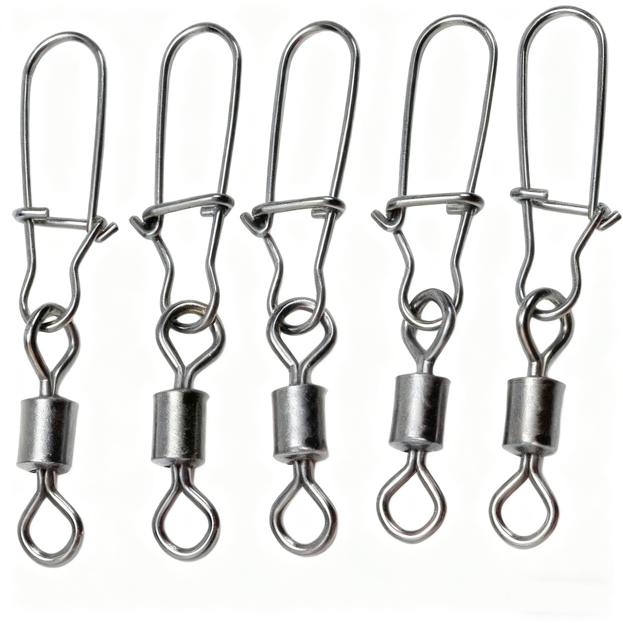 Fishing Hook Box - 50個/箱 ステンレス製 釣り用コネクターピン ベアリングスイベル 釣り用コネクター ローリングスイベル