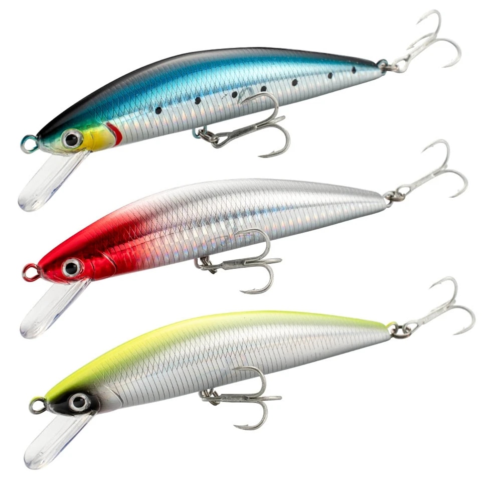 Fishing Hook Treble - 釣りルアー沈下ミノー13cm 15cm 40g 60g重量システムハードルアーペスカ強い高音フックウォブラージャーベイトスイムベイトベイトベイトベイト