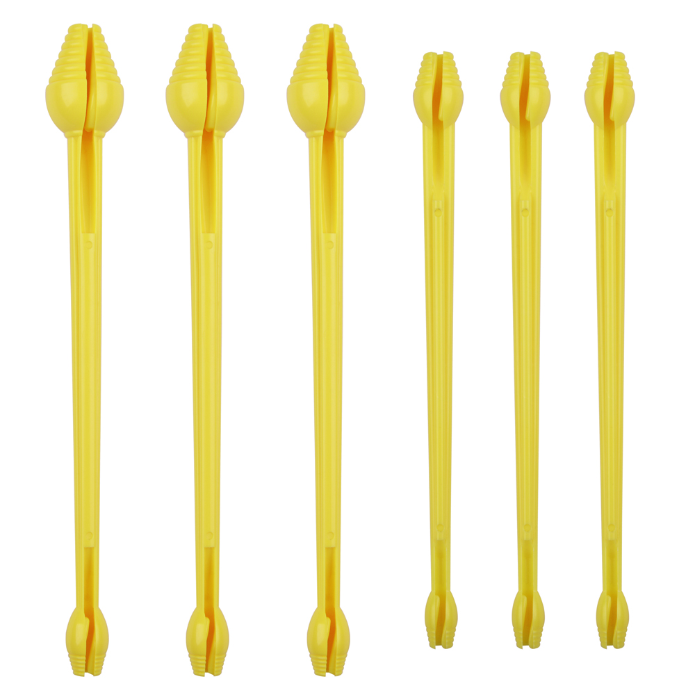 Fishing Hook Remover - 6 個釣りフック Disgorger Snelled プラスチック釣りフックリムーバーフックルアースピナー抽出ツール除去ツール釣りアクセサリー