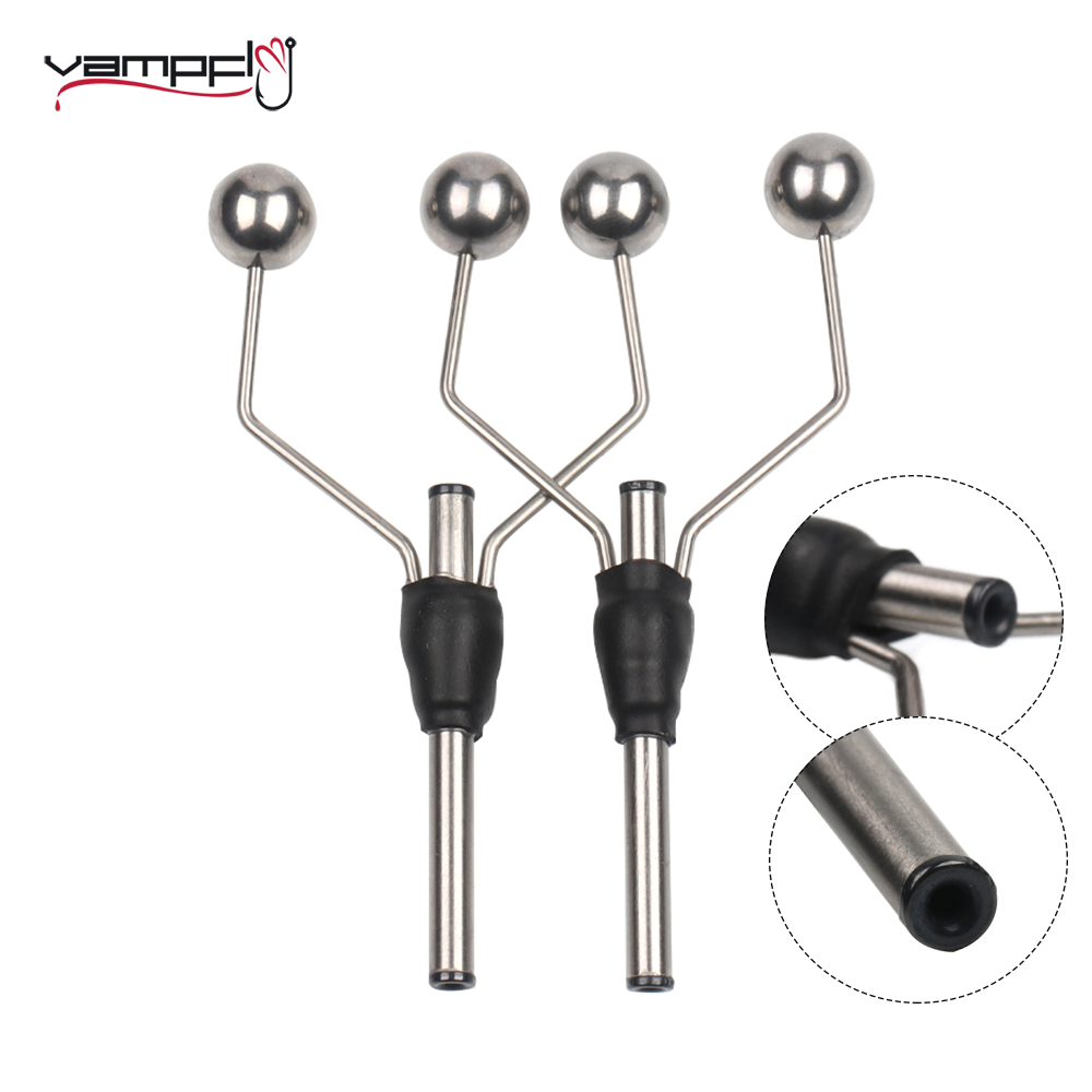 Fishing Hook Jig - Vampfly バイセラミックチップボビンホルダーステンレス鋼弾頭フライタイイングツール釣りフライフックジグルアータイイングスレッドホルダー