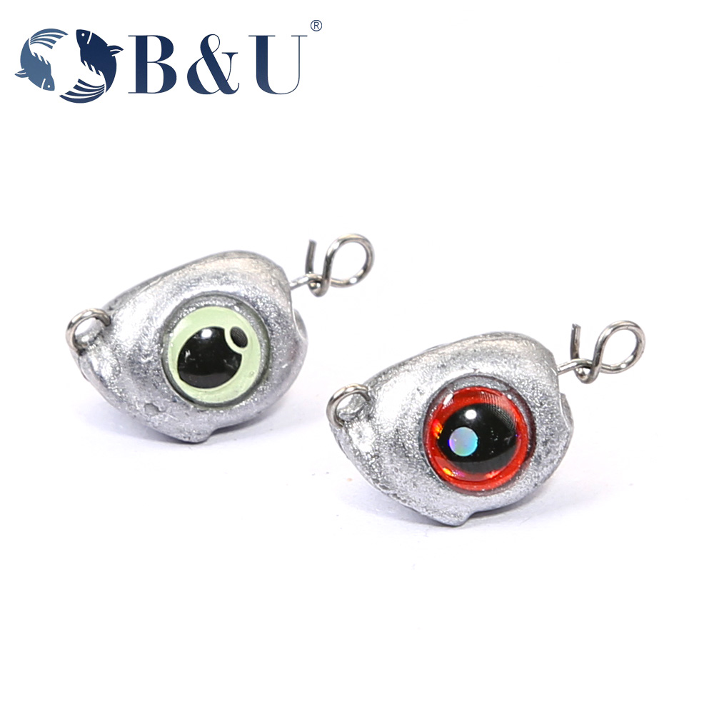 Fishing Hook Jig - B&U スイングジグヘッド チェブラーシカシンカー フィッシングジグヘッド ウェイト ソフトルアーグループ
