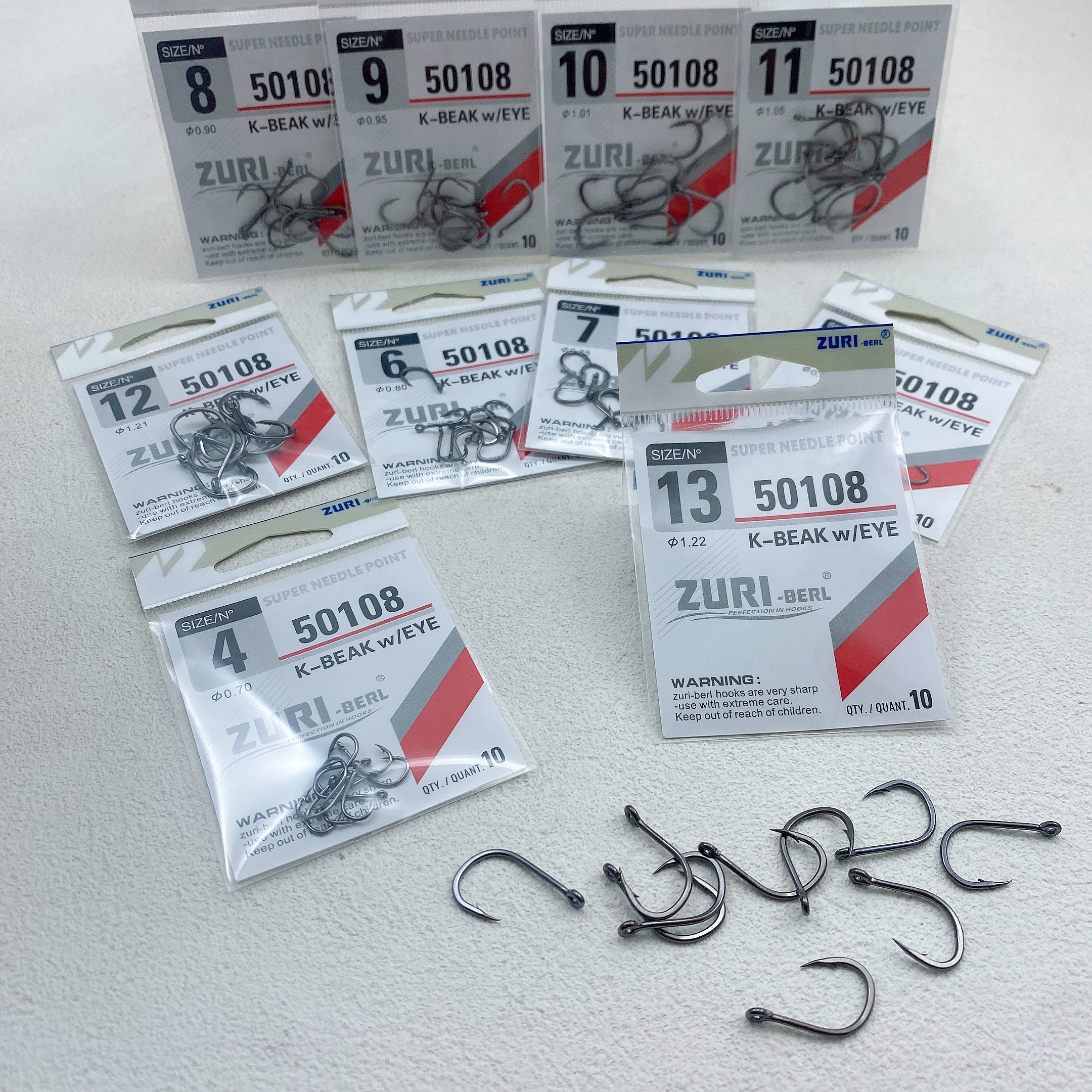 Fishing Hook Circle - 40個入り コイ釣り用フック オフセットサークルフック シングルフライフィッシングジグフック ブラックフィッシュフック