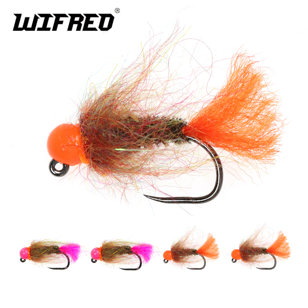 Wowfreo-釣り用のタングステンベイト,ニンフ,12パー - Fishing Hook Barbless のレビューと価格