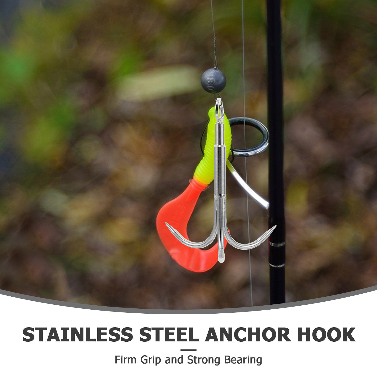 桟橋釣り用フックグラップリング キャンプ用グラップリングアン - Fishing Hook Stainless Steel のレビューと価格