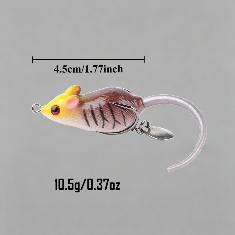 1PC/2PCS/3PCS/4PCS スピナーダブルフック​ - Fishing Hook Weedless のレビューと価格