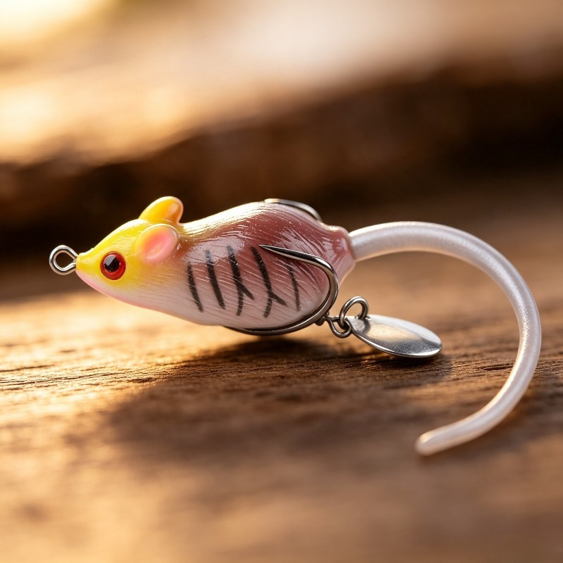 1PC/2PCS/3PCS/4PCS スピナーダブルフック​ - Fishing Hook Weedless のレビューと価格