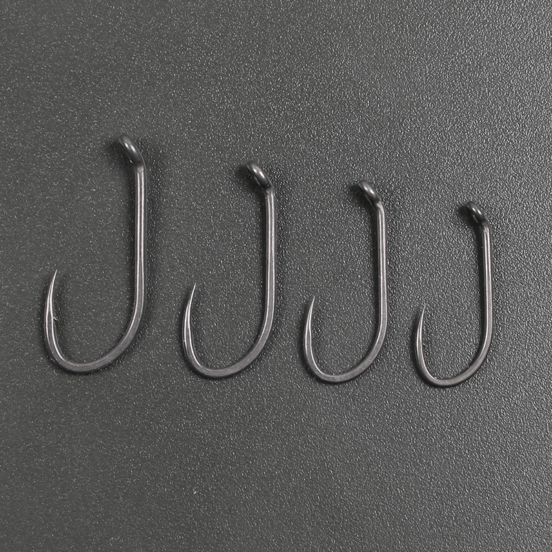釣り用フック,10個,ロングシャンク,マイクロバーブサイズ2 - Fishing Hook Barbless のレビューと価格