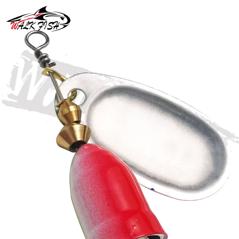 ウォークフィッシュ-高品質の金属製釣りルアー,スピナーベイト - Fishing Hook Treble のレビューと価格