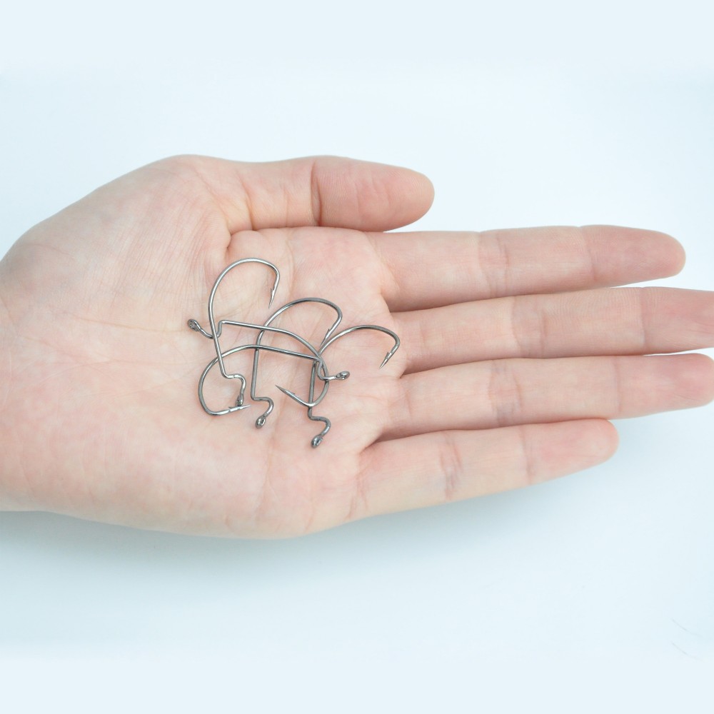 20 ピース/ロットワイドギャップテキサス釣りフックオフセッ - Fishing Hook Assortment のレビューと価格