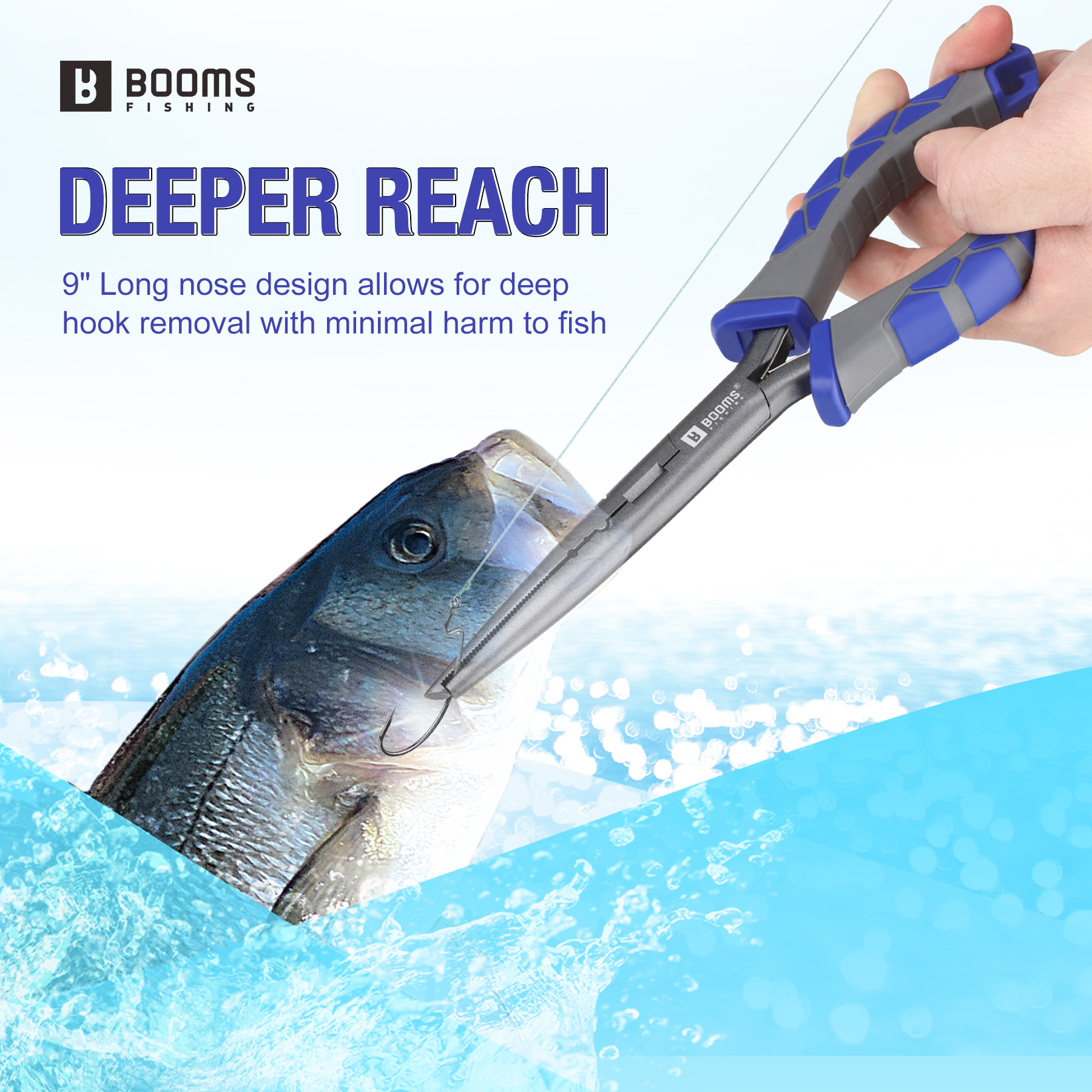 ブーム釣り XW10 23 センチメートルロングノーズフィッ - Fishing Hook Remover のレビューと価格