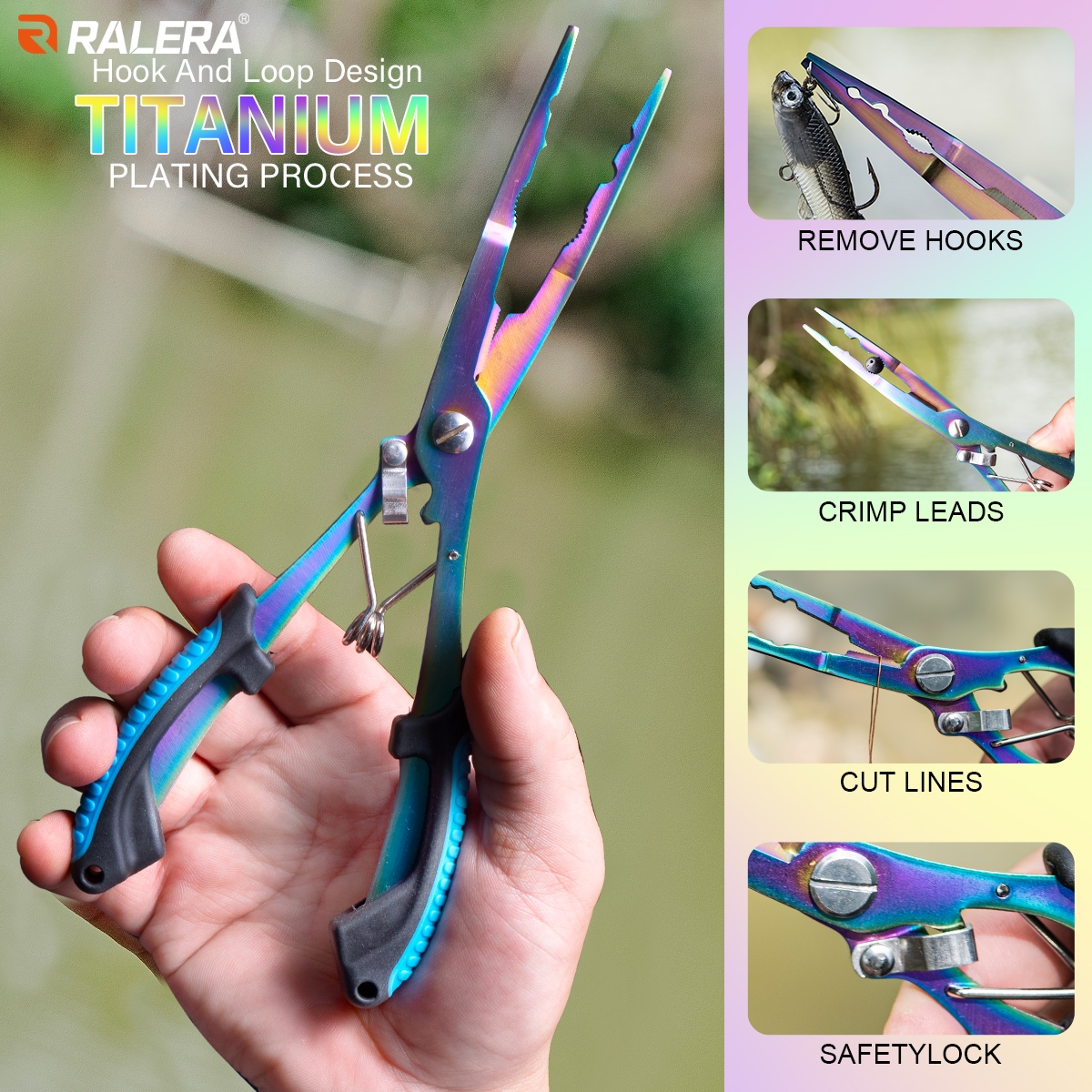 RALERA 多機能フィッシングプライヤー |   レインボ - Fishing Hook Remover のレビューと価格
