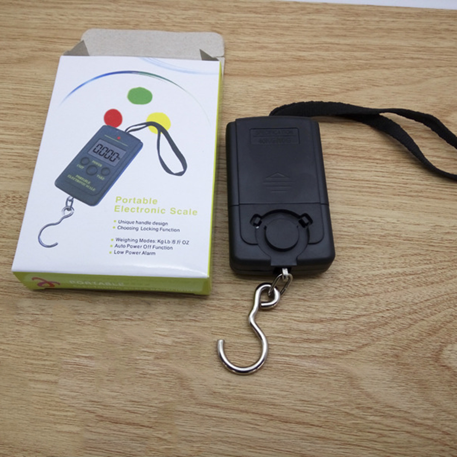 40 キロ多機能ミニ電子デジタルポータブル吊りスケール計量ツ - Fishing Hook のレビューと価格