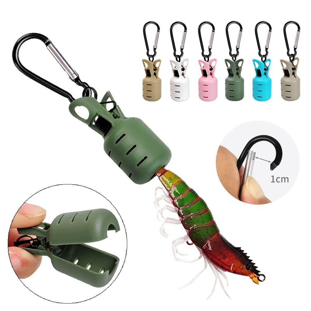 耐久性のあるカラビナ付きイカ釣りタックルユニバーサルウェブフ - Fishing Hook Jig のレビューと価格