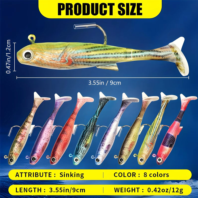 組み立て済みシーバス用ルアー |   ソフトプラスチックベイ - Fishing Hook Weedless のレビューと価格