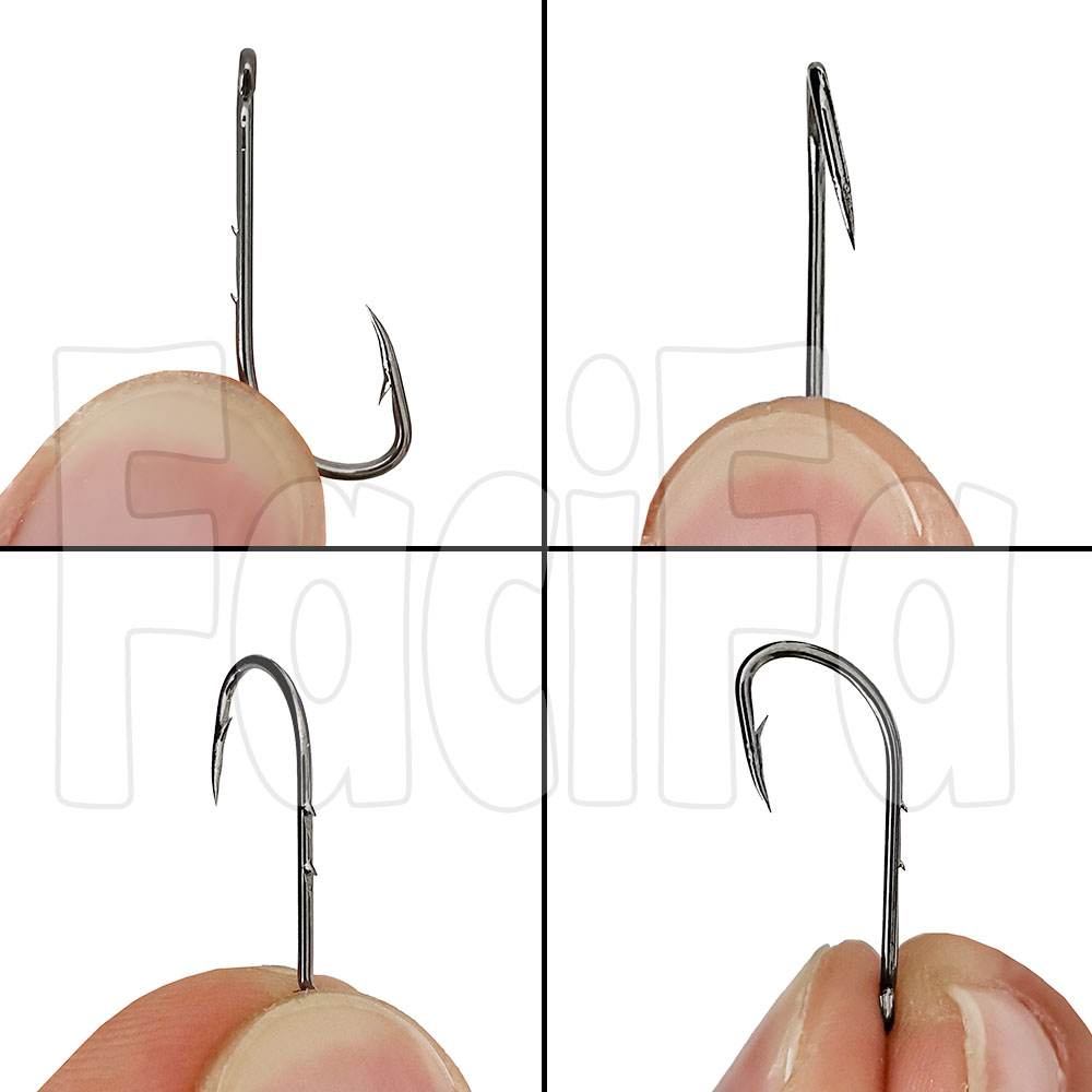 200 個餌ホルダー釣り針鯉釣りフックジグビッグ有刺フック高 - Fishing Hook Circle のレビューと価格
