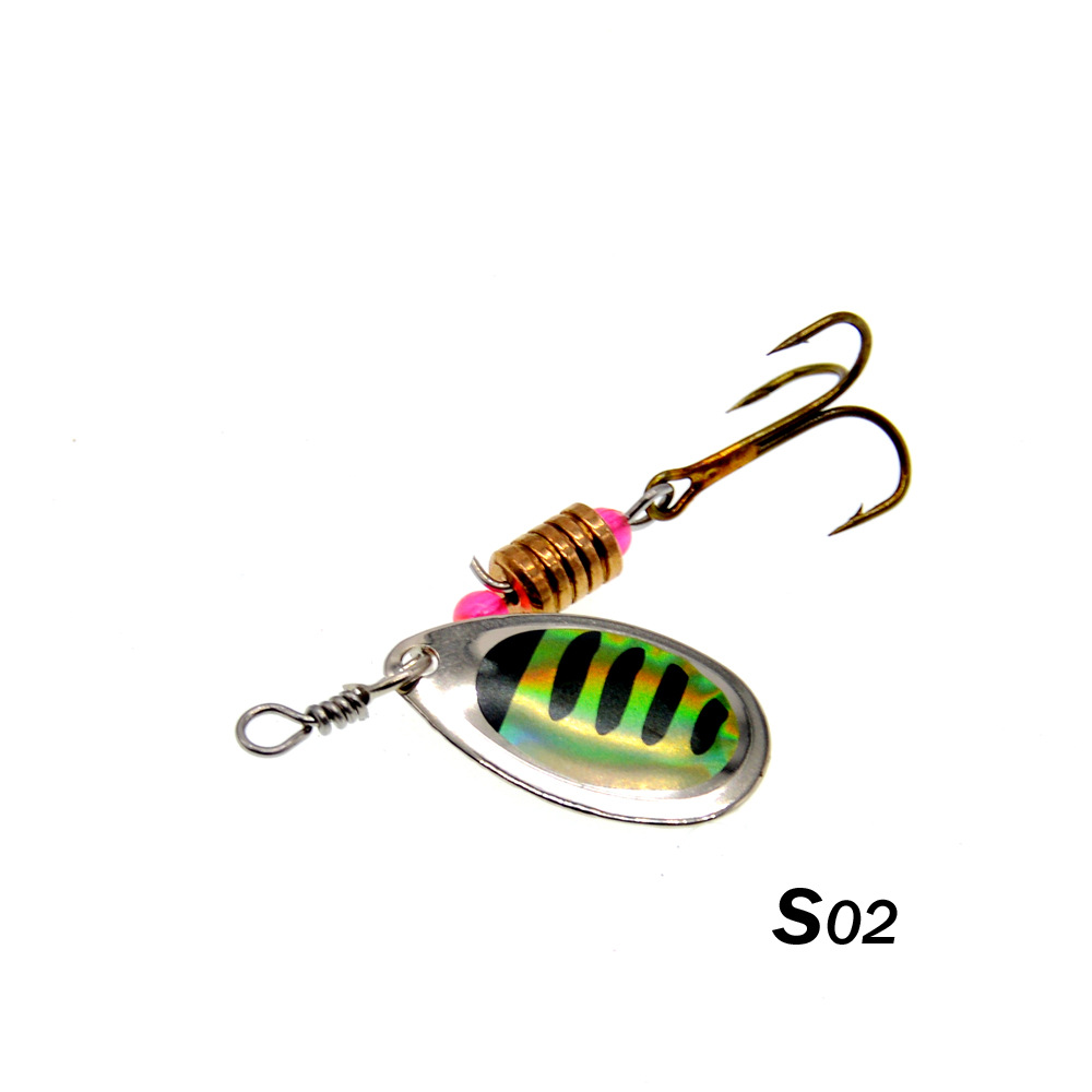 スピナーフィッシングルアーキット,スピナースピナースプーン, - Fishing Hook Treble のレビューと価格