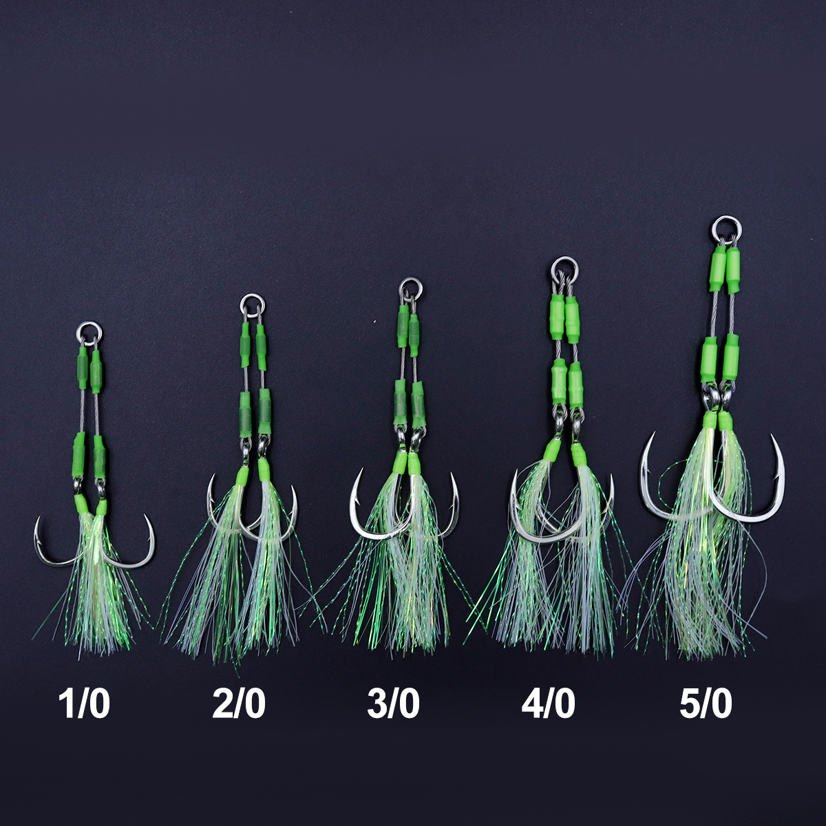 ZYZHE 1/3/5 個ジグアシストフック高強度 Bkk8 - Fishing Hook Assortment のレビューと価格