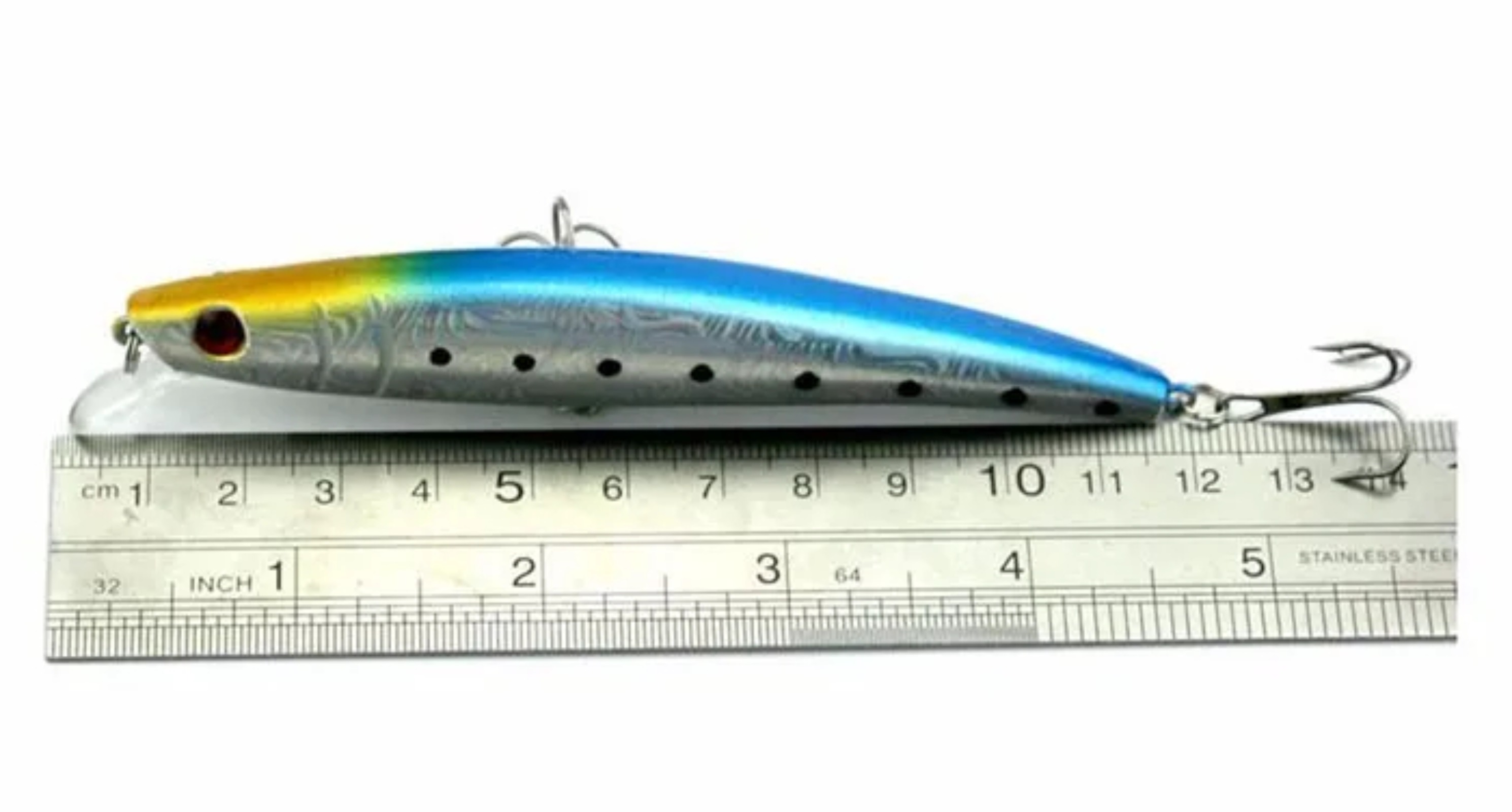 ミノー釣りルアー 110mm 13g ハードベイト ウォブラ - Fishing Hook Treble のレビューと価格