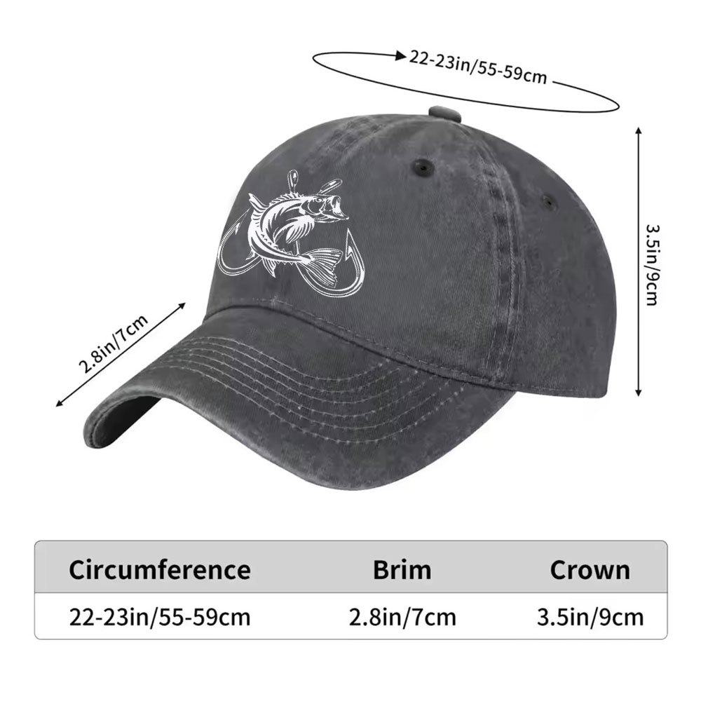 バスフィッシングフックグラフィックウォッシュドベースボールキ - Fishing Hook Size のレビューと価格