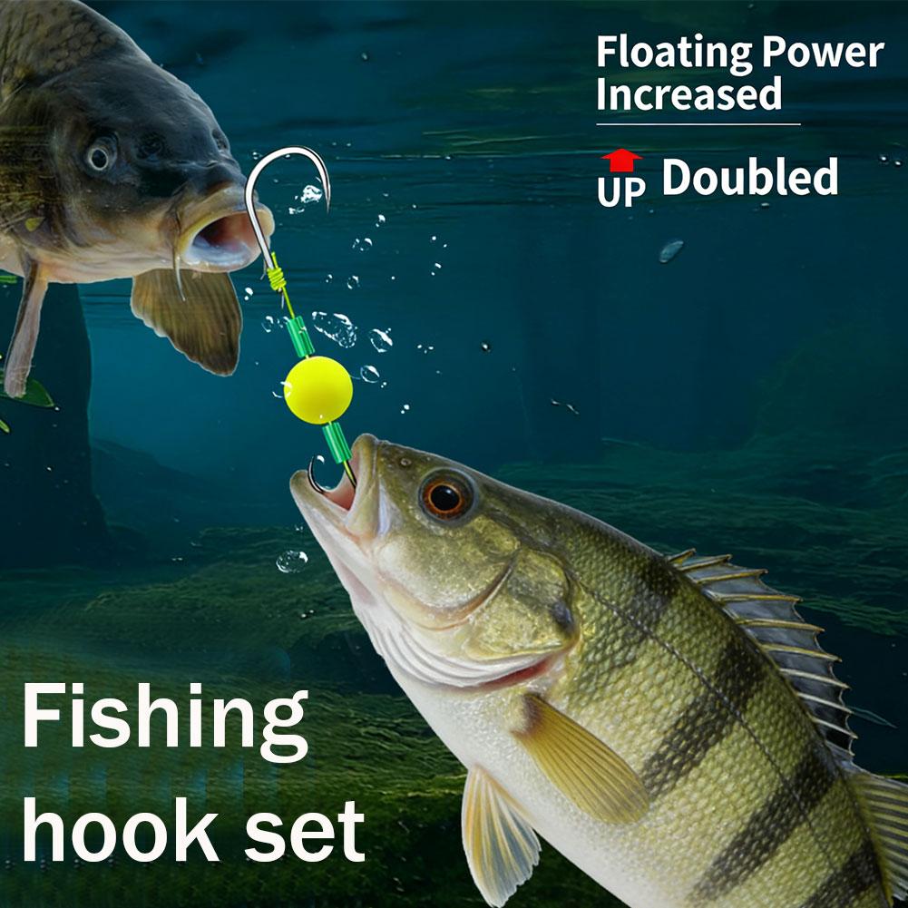 リバースオフボトムダブルフックリグ、アンチスナッグ釣り糸セッ - Fishing Hook Weedless のレビューと価格
