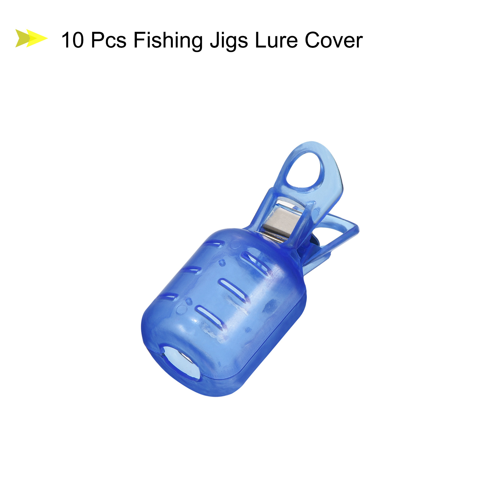 10 個小型イカジグフックプロテクターケース釣りフックカバー - Fishing Hook Size のレビューと価格