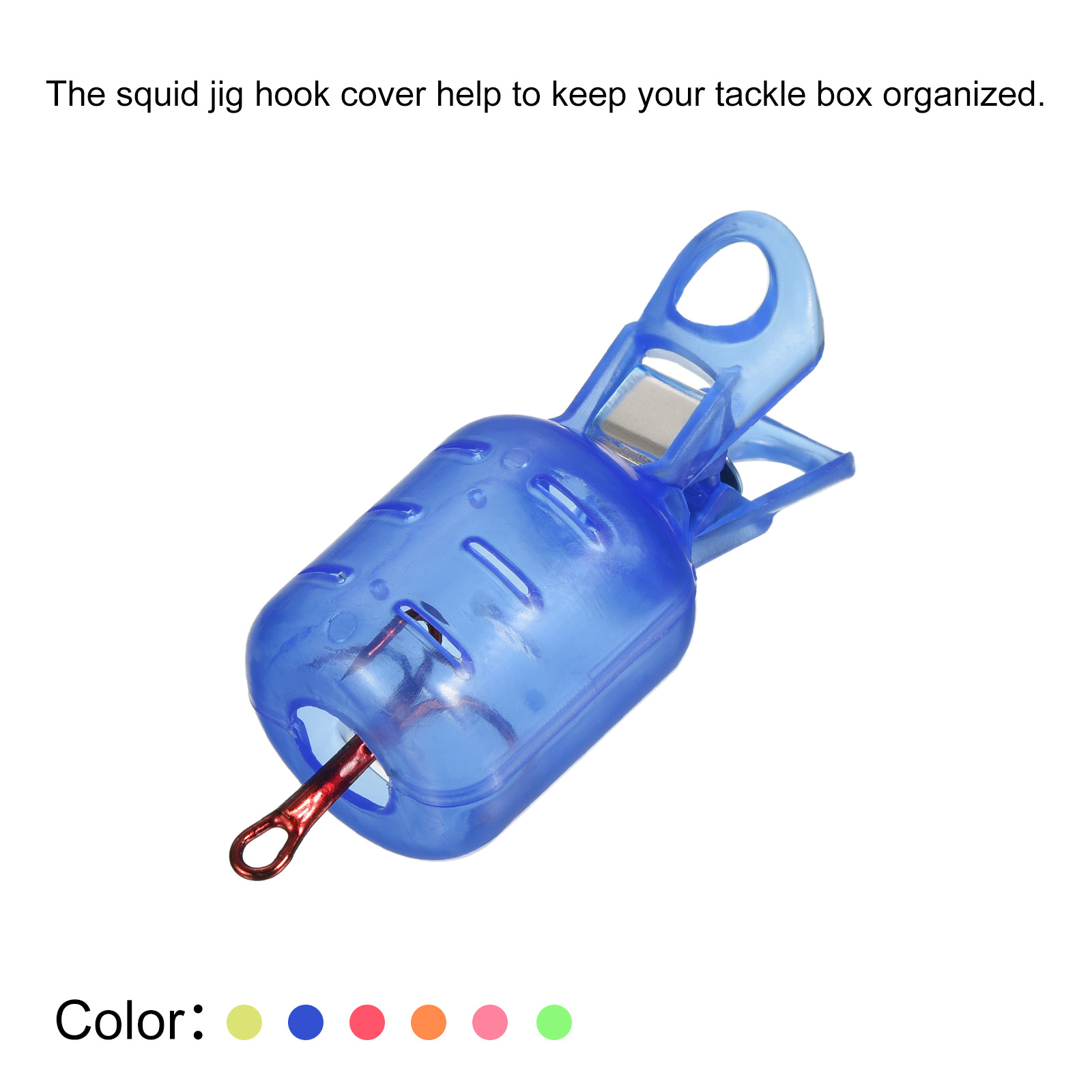 10 個小型イカジグフックプロテクターケース釣りフックカバー - Fishing Hook Size のレビューと価格