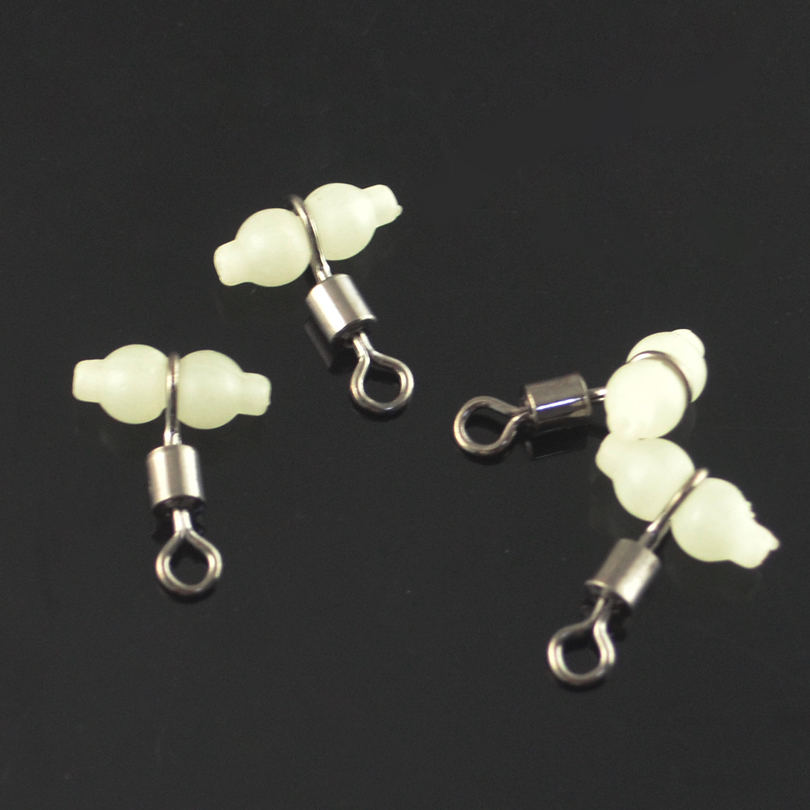 MNFT 100 個発光 3 ウェイ耐久性のある釣りスイベル - Fishing Hook Size のレビューと価格
