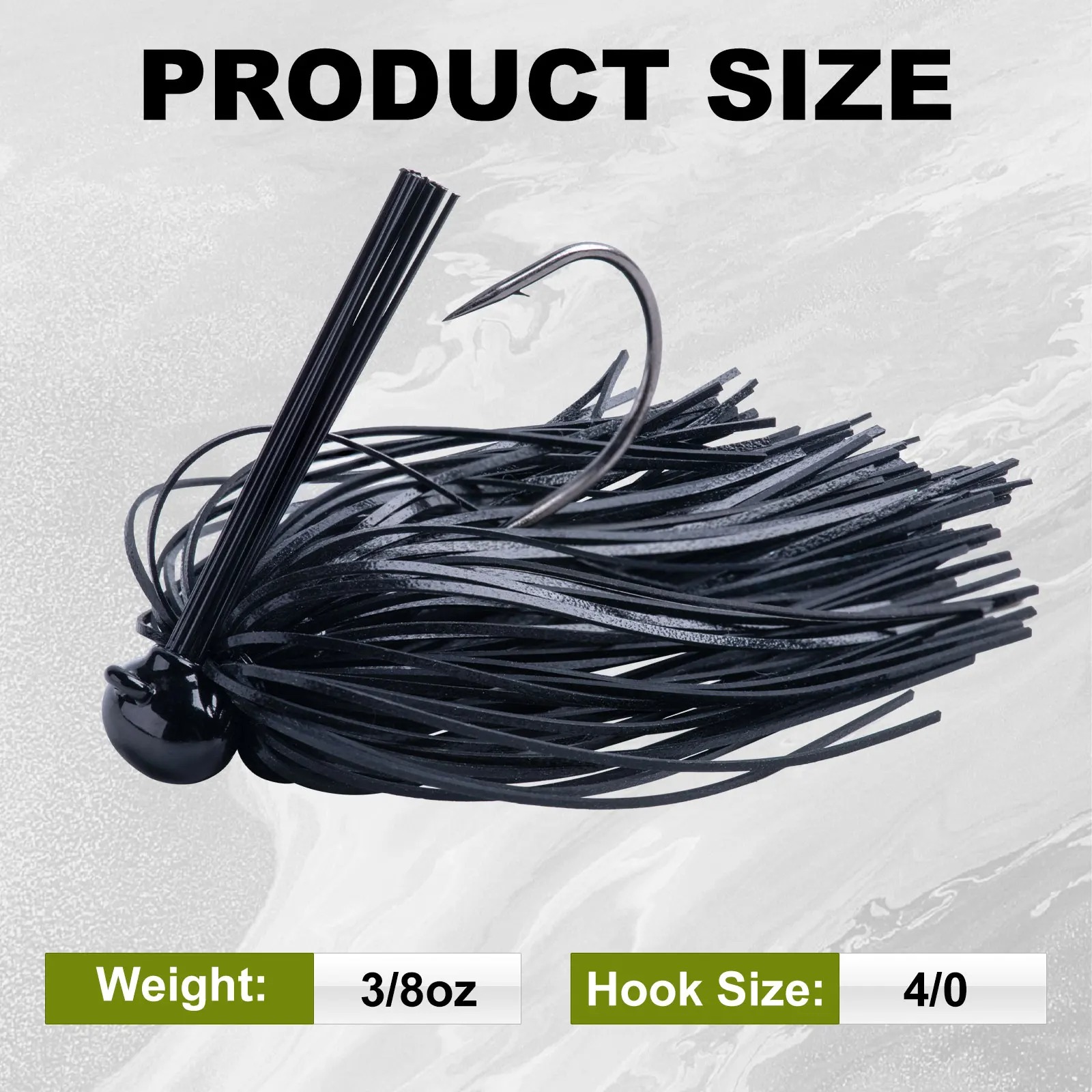 Goture 1個入り スイムフットボールジグ 3/8オンス - Fishing Hook Weedless のレビューと価格