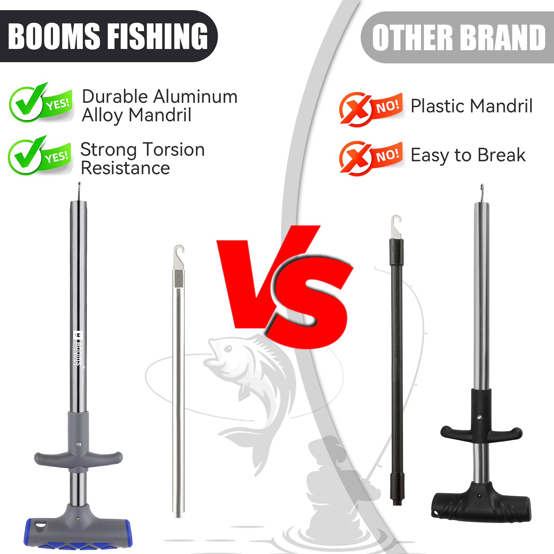 ブーム釣り XW20 ロングフィッシュフックリムーバーリーチ - Fishing Hook Remover のレビューと価格