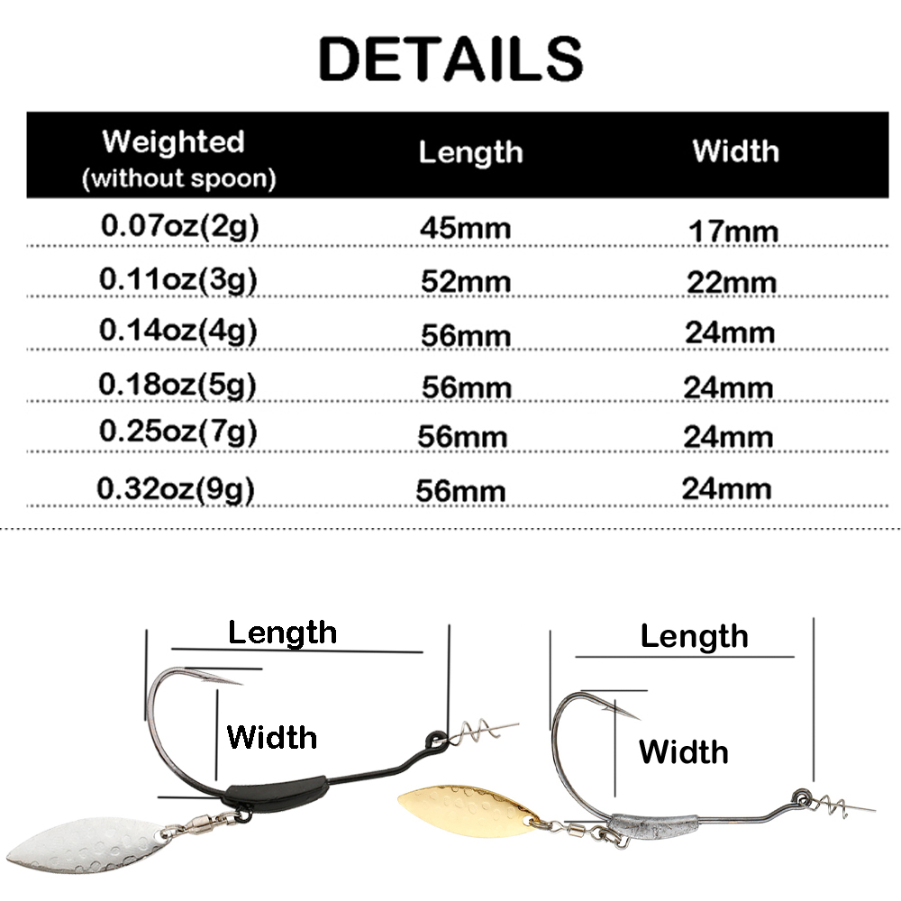 Atueno 4個オフセット釣りフック加重でクランクフックス - Fishing Hook Offset のレビューと価格