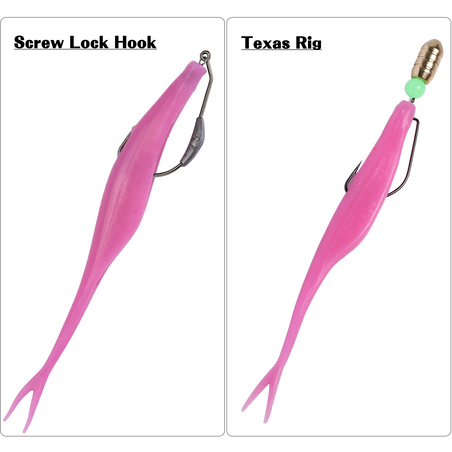 Goture 5個入り ウィードレス スプリットテール ソフ - Fishing Hook Weedless のレビューと価格