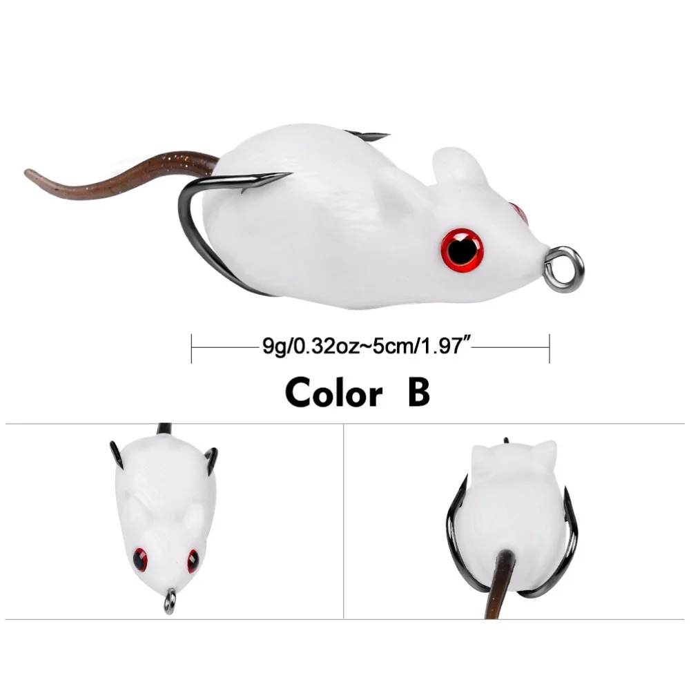 ソフトアンフィビアンフィッシングルアー、バスやスネークヘッド - Fishing Hook Weedless のレビューと価格