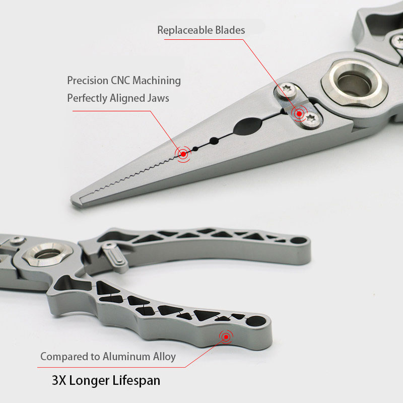 ポータブルステンレス鋼釣り用プライヤー多機能PEラインはさみ - Fishing Hook Remover のレビューと価格