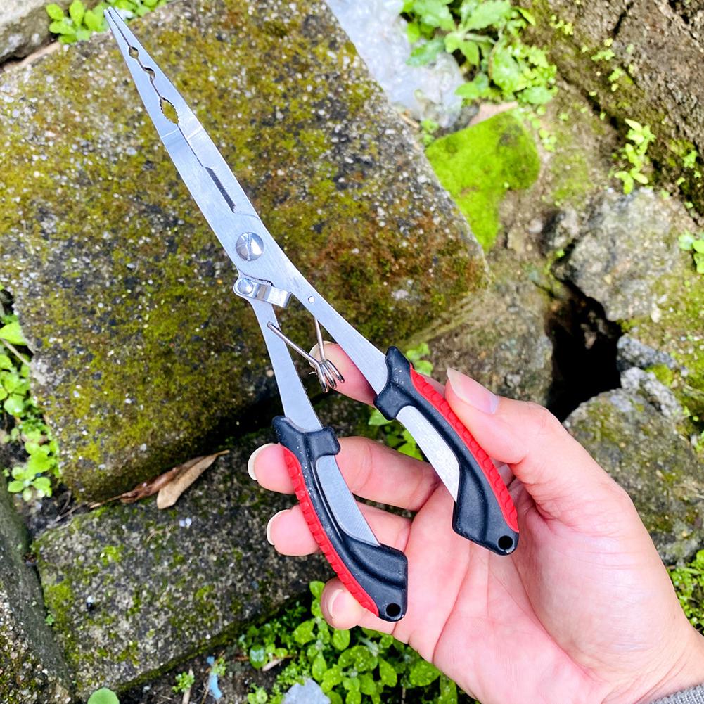 ステンレス鋼製釣り用プライヤー多機能スプリットリングオープナ - Fishing Hook Remover のレビューと価格