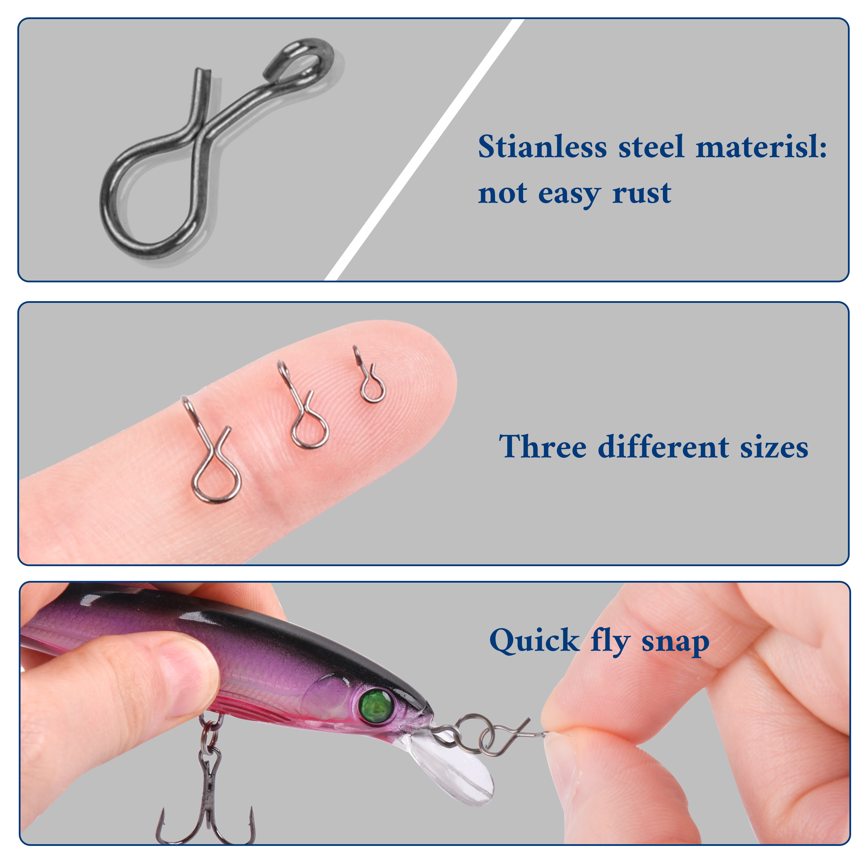 海水魚釣り用のクイックチェンジキット,フライフィッシングコネ - Fishing Hook Box のレビューと価格