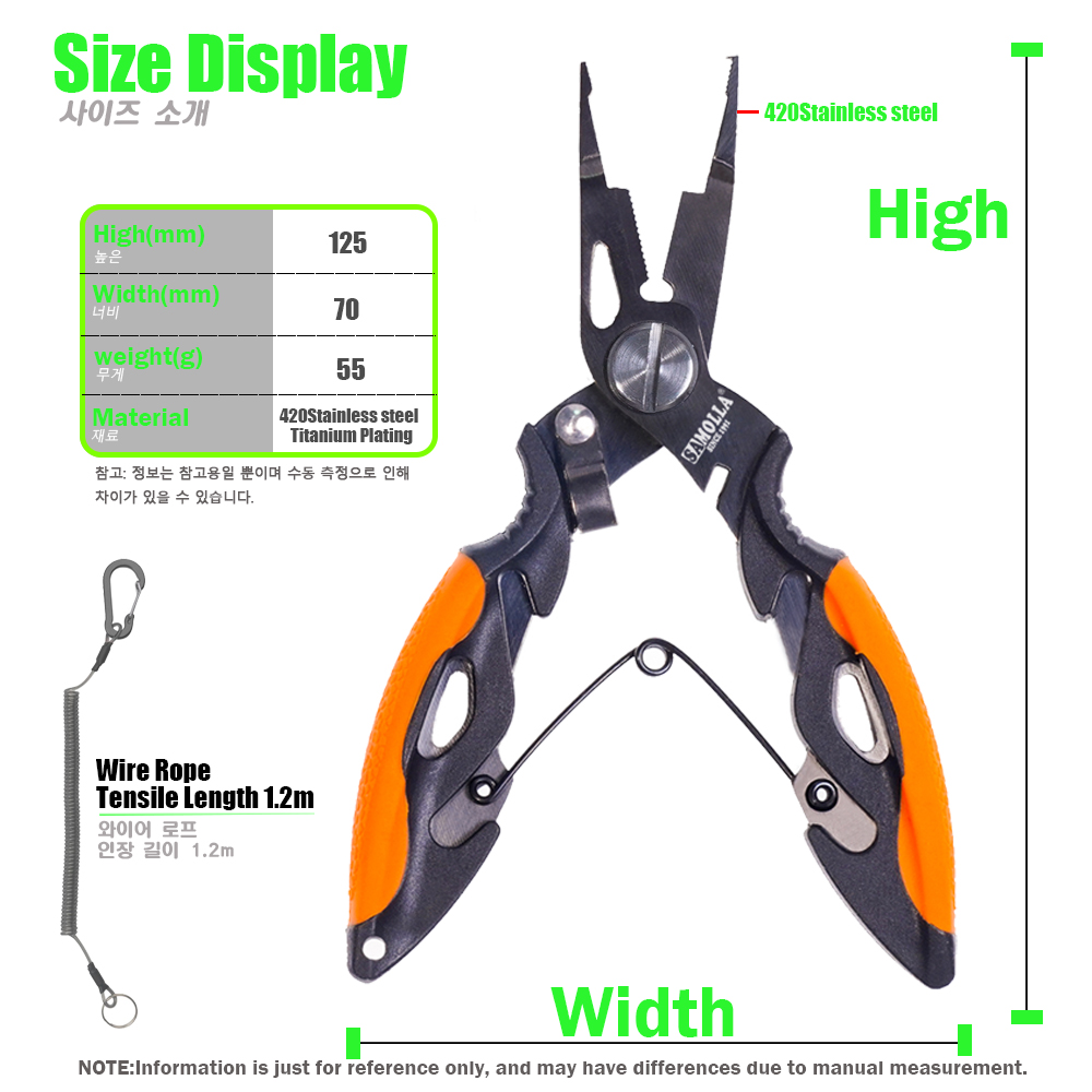 新しい多機能フィッシングプライヤーアクセサリー 420 ステ - Fishing Hook Remover のレビューと価格