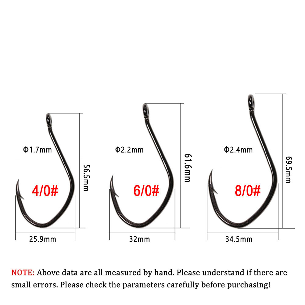 Wifreo 20 個 V シェイプナマズフックオフセット有 - Fishing Hook Barbless のレビューと価格