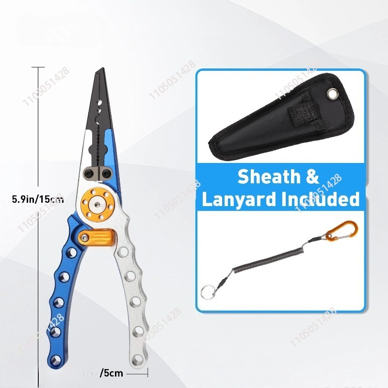 アルミ製釣り用プライヤー、多目的フックリムーバーラインカッタ - Fishing Hook Remover のレビューと価格
