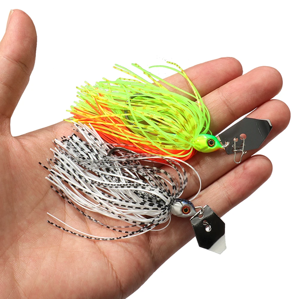 スピナーベイト 7 グラム/9 グラム/12 グラム/14  - Fishing Hook Weedless のレビューと価格