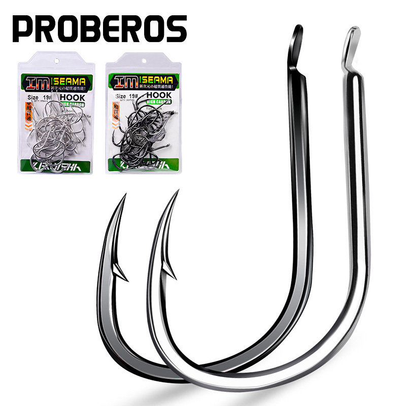 Proberos-スチール,フラット,11 #-20 #,シ - Fishing Hook Offset のレビューと価格