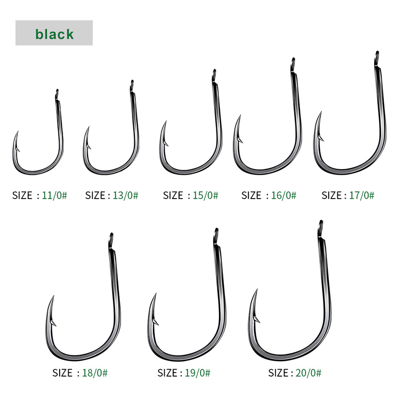 Proberos-スチール,フラット,11 #-20 #,シ - Fishing Hook Offset のレビューと価格