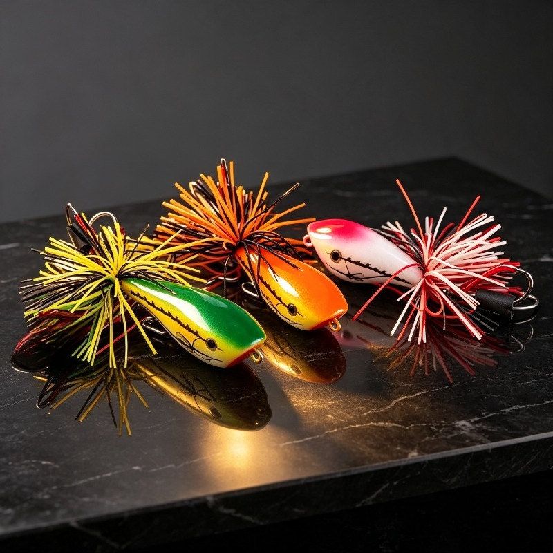 1個/2個セット タイスタイル ABSハードフロッグルアー  - Fishing Hook Weedless のレビューと価格