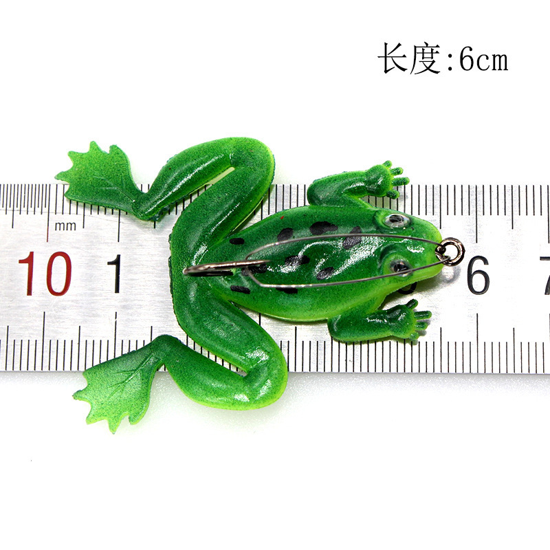 雑草のないソフトフログルアー、フック付き、5cm 5g、高シ - Fishing Hook Weedless のレビューと価格