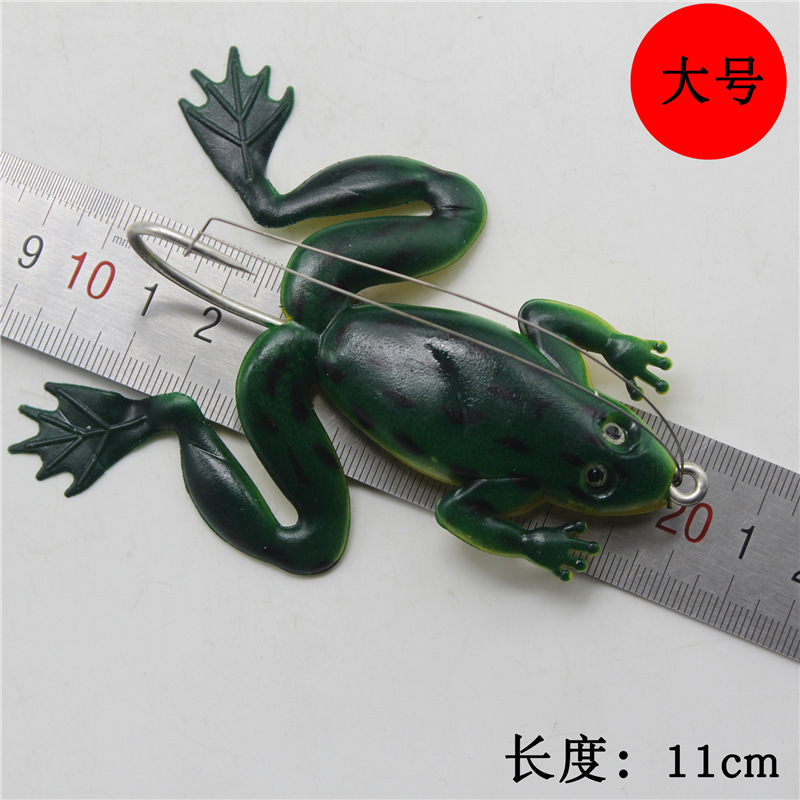 雑草のないソフトフログルアー、フック付き、5cm 5g、高シ - Fishing Hook Weedless のレビューと価格