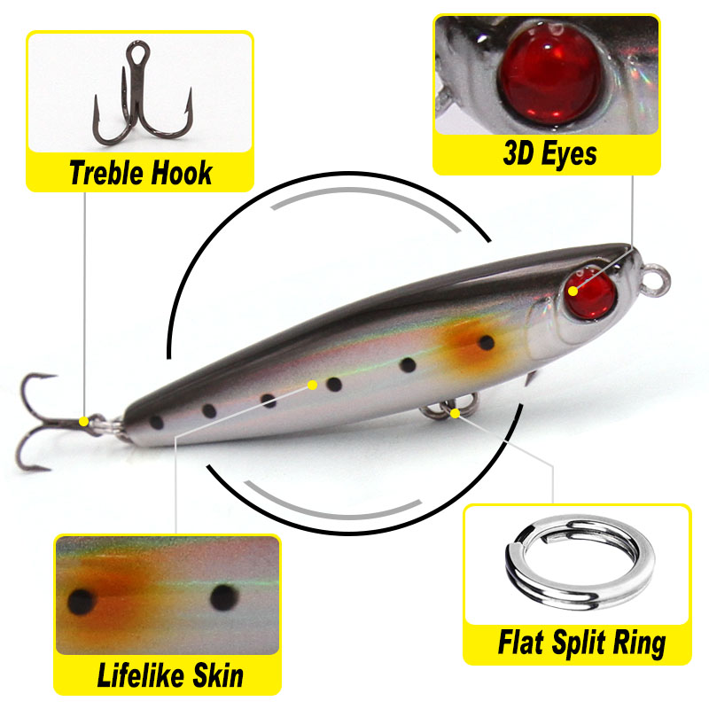 スティッキープロpe05-クランクベイト,7.5cm,7.8 - Fishing Hook Assortment のレビューと価格